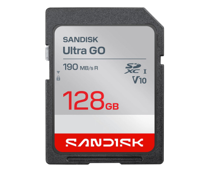 Karta pamięci Sandisk 128GB SDXC Ultra Go UHS-I 190MB/s